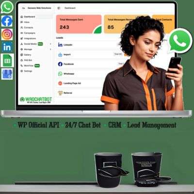 CRM for Content Management Dashboard - One Touch Ideas