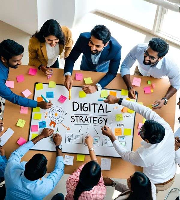 Digital Marketing Agency Team Collaboration - One Touch Ideas